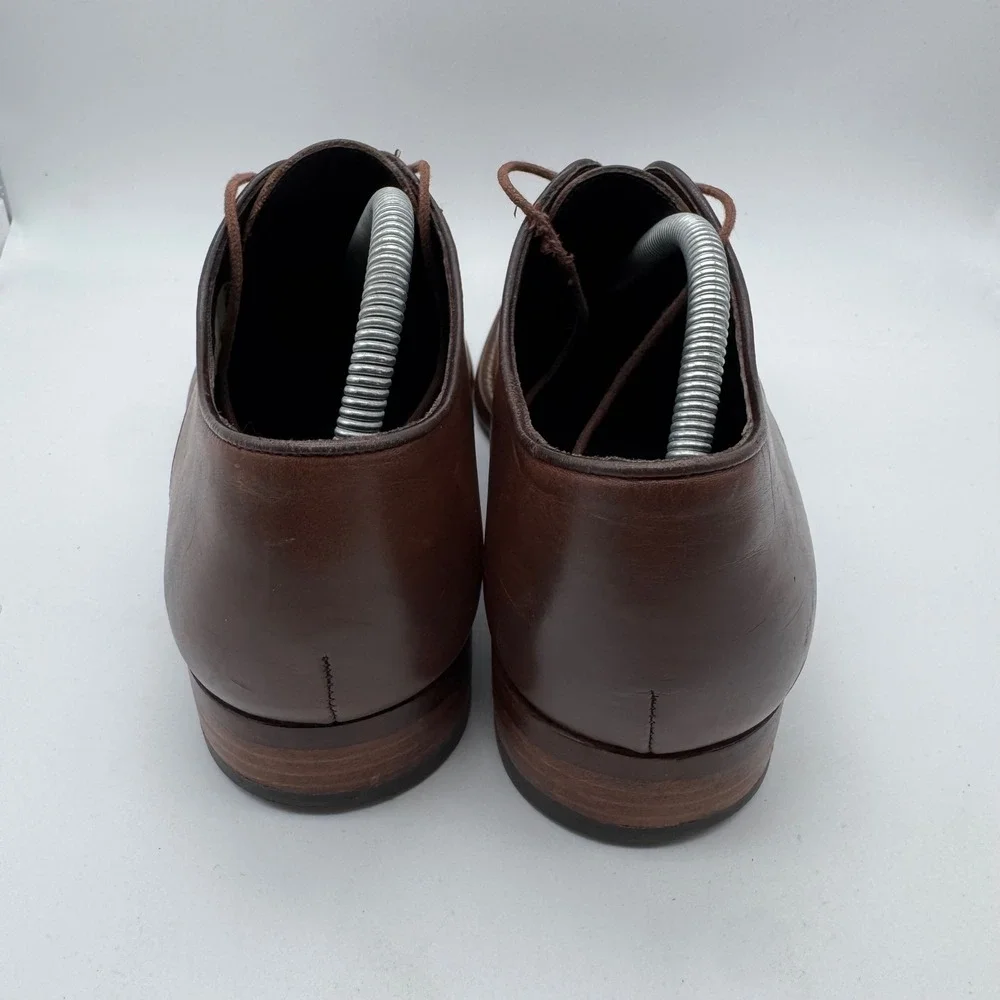 To Boot New‎ York Adam Derrick Mens Brown Leather Oxford Dress Shoes Size 10